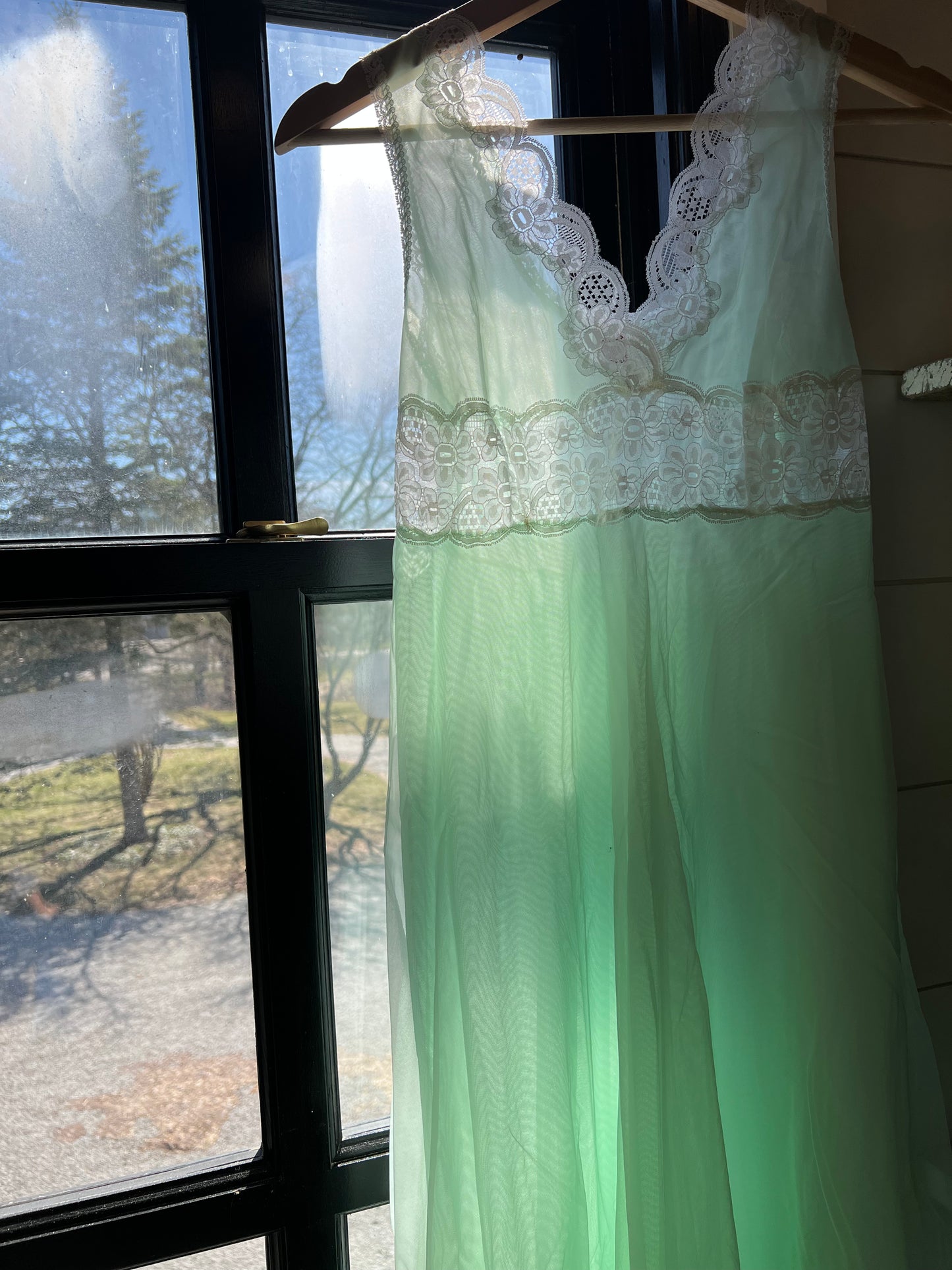 Mint Green Long Slip