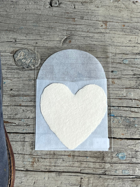 Petite Handmade Paper Heart