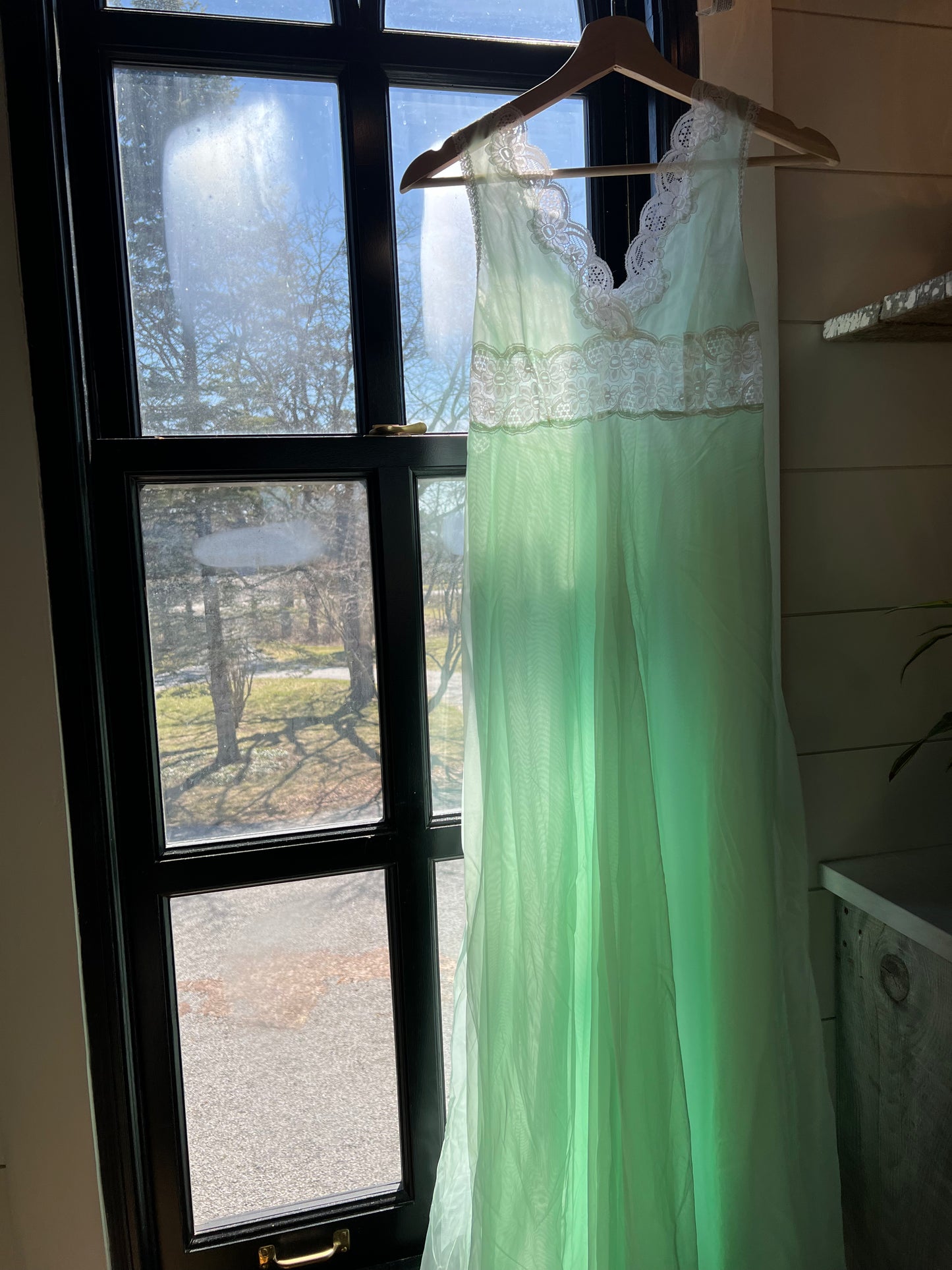 Mint Green Long Slip